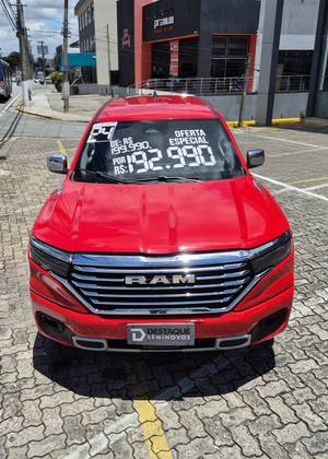 RAM RAMPAGE 2.0 HURRICANE 4 TURBO GASOLINA LARAMIE 4X4 AUTOMÁTICO RAM RAMPAGE 2.0 HURRICANE 4 TURBO GASOLINA LARAMIE 4X4 AUTOMÁTICO